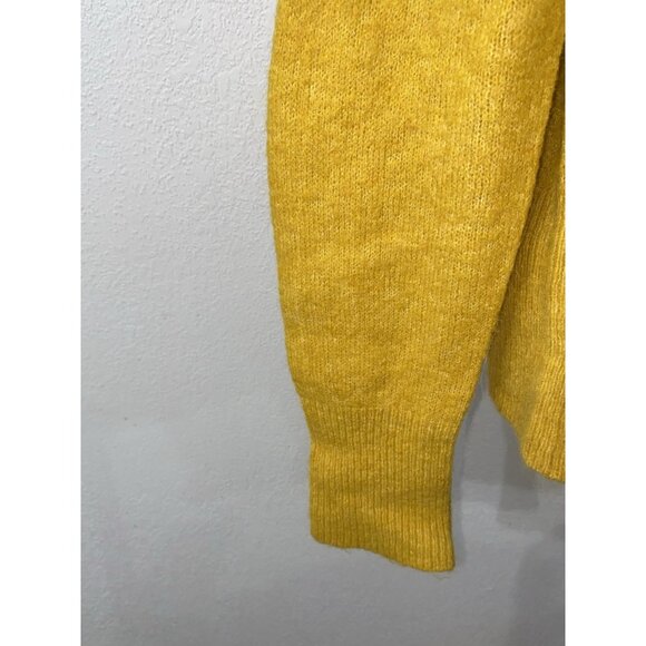 H M Womens Size M Sweater Long Sleeve Goldenrod Color - Picture 3 of 7